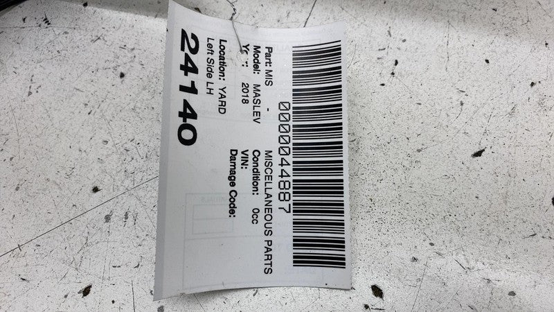 670040378 ⭕ 2017-2020 Levante Rear Left Door Sill Scuff Plate Cover Trim Panel 670040378