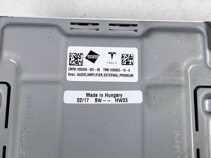 ⭕ 12-20 Tesla Model S X External Amp Audio Sound System Amplifier 1004