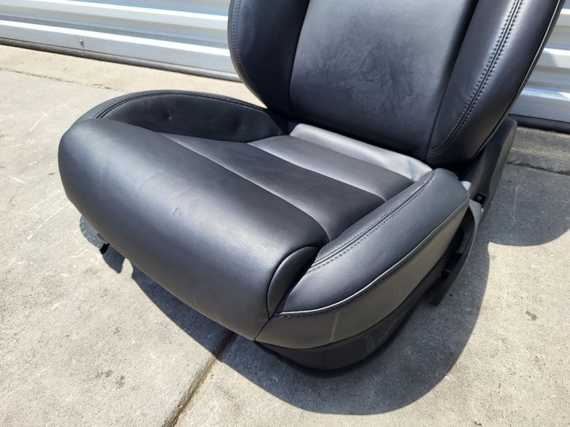 ⭕ 17-22 Tesla Model 3 Y Front Passenger Side 1st Row Seat Leather Black Right RH