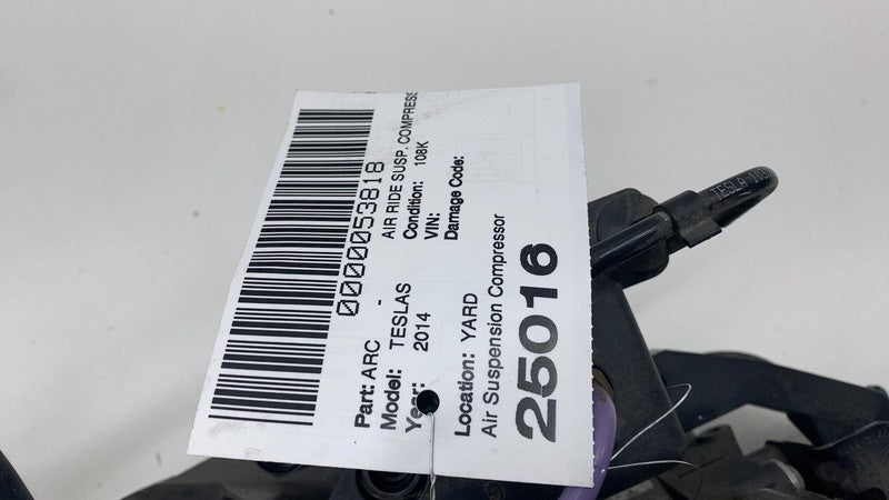 6006403 2012 2013 2014 2015 Tesla Model S MS Air Suspension Compressor Pump w/ Bracket