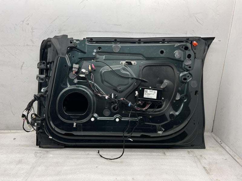 ⭕ 12-15 Tesla Model S Front Passenger Side Door Shell Panel Right Gree