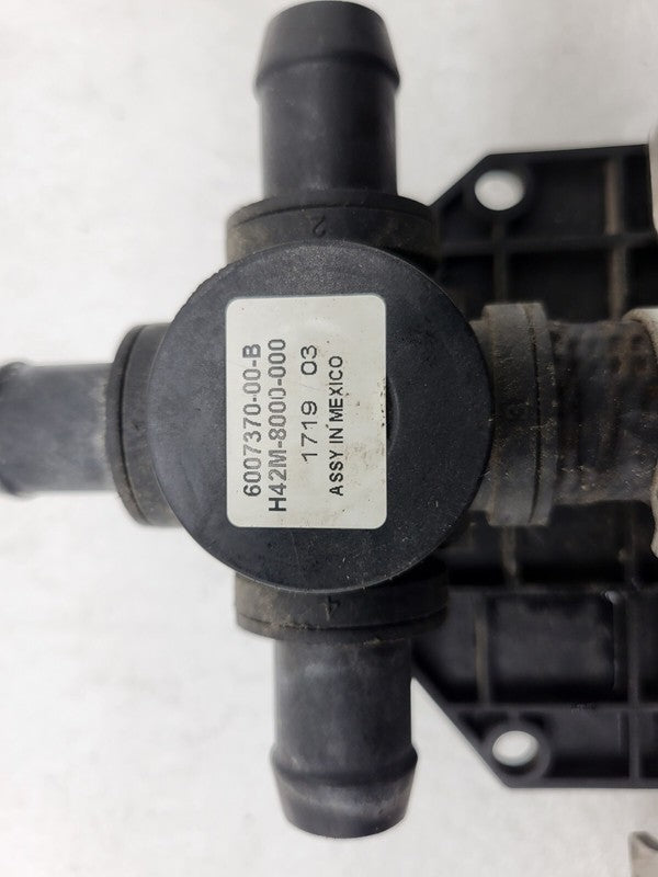 600737000B 2012-2020 Tesla Model S X Coolant Pump Cooling Valve Actuator 4-Way w/ Bracket