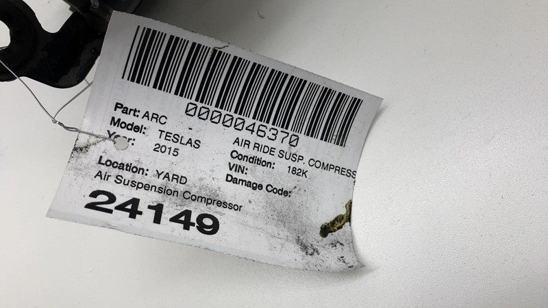 15.1550-0070.3 2012 2013 2014 2015 Tesla Model S Air Suspension Compressor Supply Unit Assembly