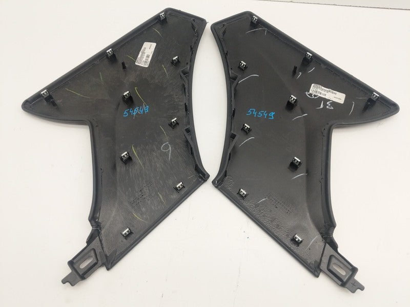 ⭕ 12-15 Model S PAIR Front Left & Right Upper Center Console Panel 100