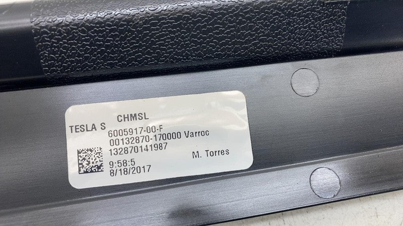 ⭕ 12-20 Model S Rear Center High Mounted Stop Light Third 3rd Brake 60