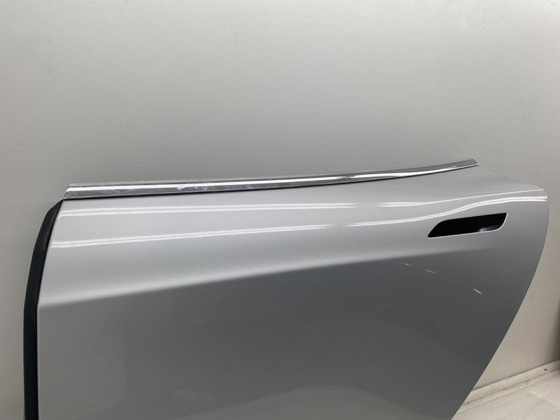 ⭕ 2012-2015 Tesla Model S MS Rear Left Door Shell Panel Silver PMSS 10