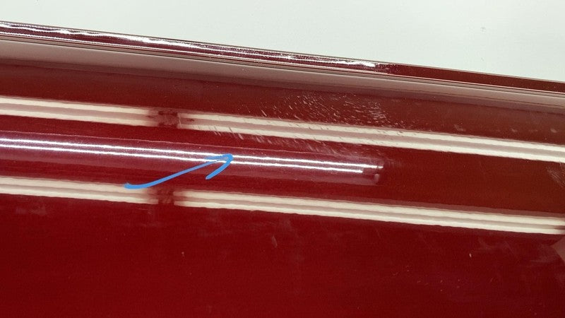 2012-2015 Tesla Model S Front Driver Side Door Shell Panel Left LH Red -PPSR OEM