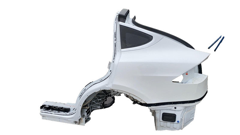 2016-2020 Tesla Model X Rear Driver Side Quarter Panel Cutout Left LH White PPSW