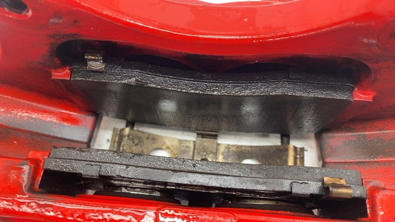 2012-2020 Tesla Model S Front Driver Side Caliper Red w/ Brake Hose Li