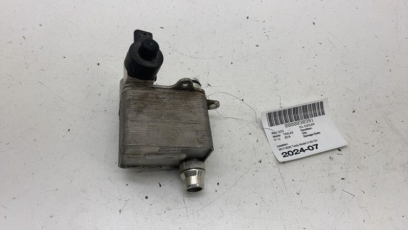 108824800D ⭕ 2017-2022 Tesla Model 3 M3 Chiller EXV Oil Fluid Cooler Assembly 1088248-00-D