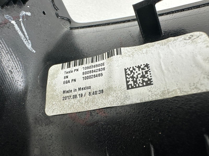 105036500E ⭕ 16-20 Tesla Model X MX Rear Driver Side Door Sill Trim Cover Left 1050365-00-E