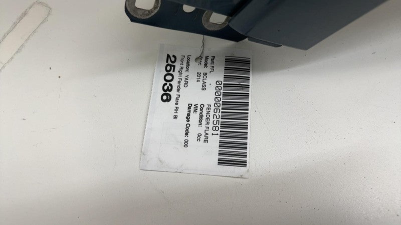 ⭕ 2014-2015 Mercedes-Benz B Electric Drive Front Left Fender Panel LH Blue - 894