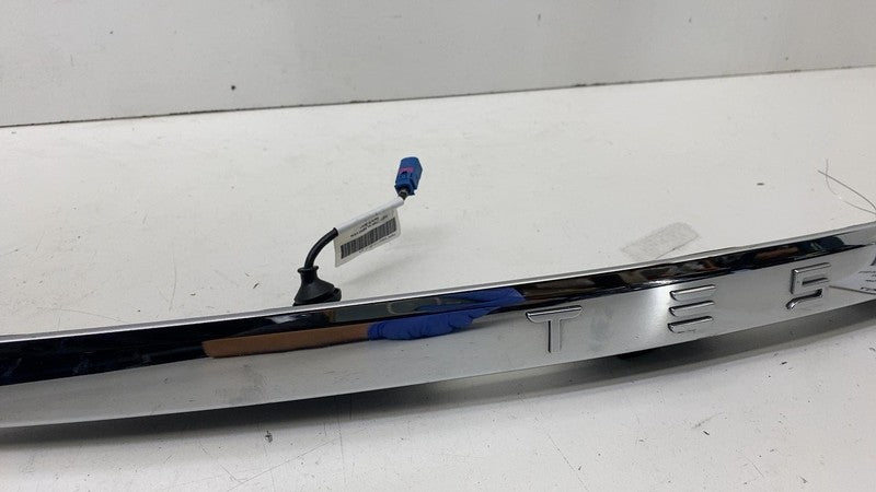 ⭕ 2012-2015 Model S MS Rear Trunk Lid Liftgate Applique Chrome Trim Mo