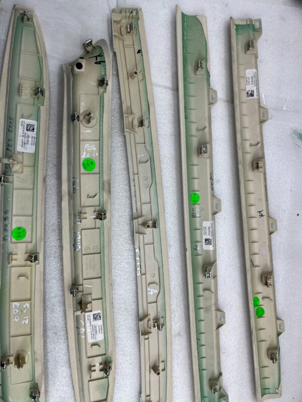 105501800B 2016-2020 Tesla Model X SET of Ceiling Headliner Sunvisor Upper A + B + C-Pillar