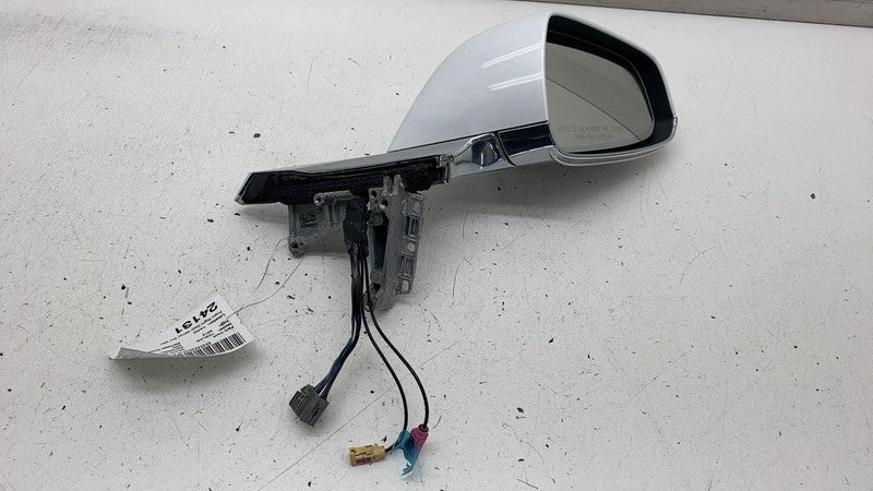 6005863-00-F 12-15 Tesla Model S Right Exterior Rear View Door Mirror White PPSW 6005863-00-F