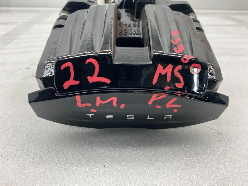 ⭕ 21-25 Tesla Model S X Rear Left Mando Caliper w/ Brake Hose Line 142