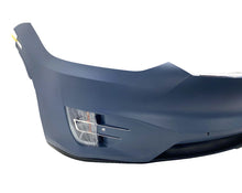 ⭕16-20 Tesla Model X Front Bumper Cover w/ Foglight Primed Assembly 1091879-S0-A