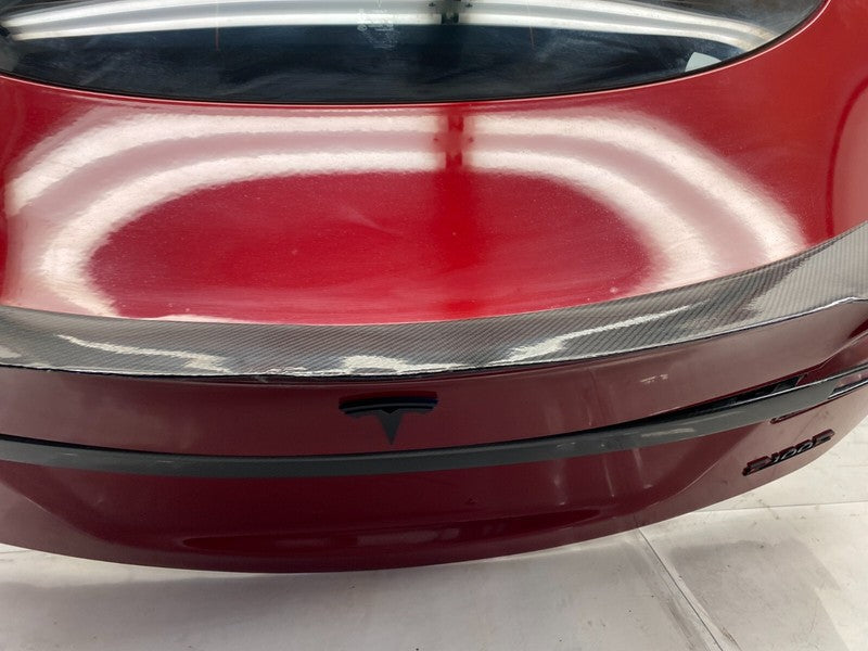 E6 43R-000319 ⭕2016-2020 Tesla Model S Liftgate Trunk Lid Tailgate Hatch Shell w/ Window Glass