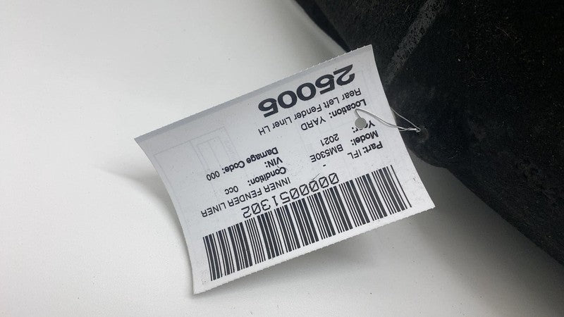 7351455-09 2017-2023 BMW 530e Rear Driver Side Inner Wheel Fender Liner Splash Shield Left