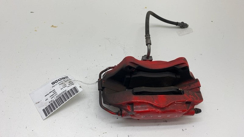 ⭕ 2012-2020 Tesla Model S Rear Driver Side Caliper Red w/ Brake Hose L