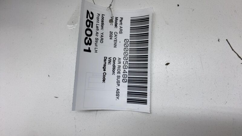9Y0 616 037 K ⭕ 2024 Porsche Cayenne Front Left Air Suspension Spring Module LH AWD 9Y0616037K