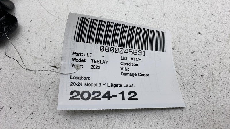 2020-2024 Tesla Model 3 Y Rear Liftgate Tailgate Decklid Lock Latch Actuator OEM