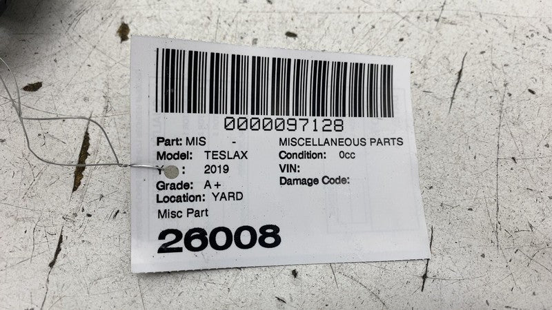 ⭕ 16-20 Model X Rear 2nd Row Middle Seat Floor Plate Catcher Module 10