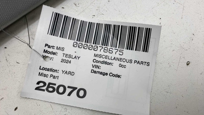 149460799E ⭕2020-2024 Tesla Model Y B-Pillar Upper Trim Cover Panel Right Side 1494607-99-E