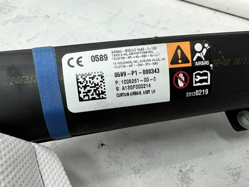 ⭕ 2012-2020 Tesla Model S MS Left Driver Roof Curtain Airbag OEM LH 10