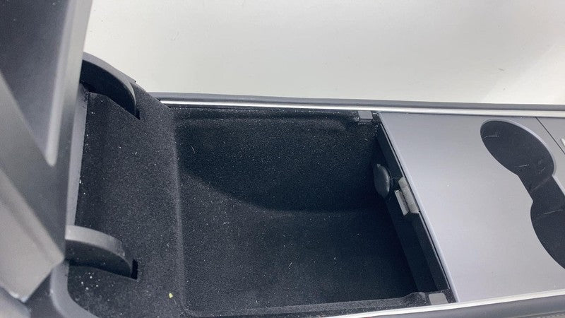 ⭕ 2020-2024 Tesla Model Y Front Center Console Armrest Cupholder w/ Si
