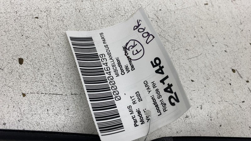 PT00041977 ⭕ 2023 Rivian R1T Passenger Side Door Belt Molding Trim Right Black PT00041977