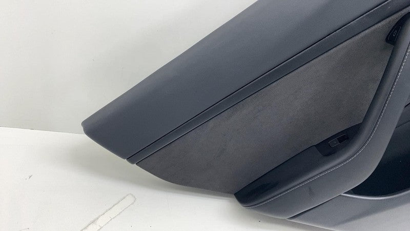 160861700A 2021-2023 Tesla Model 3 Rear Driver Side Interior Door Panel Trim Card Left LH