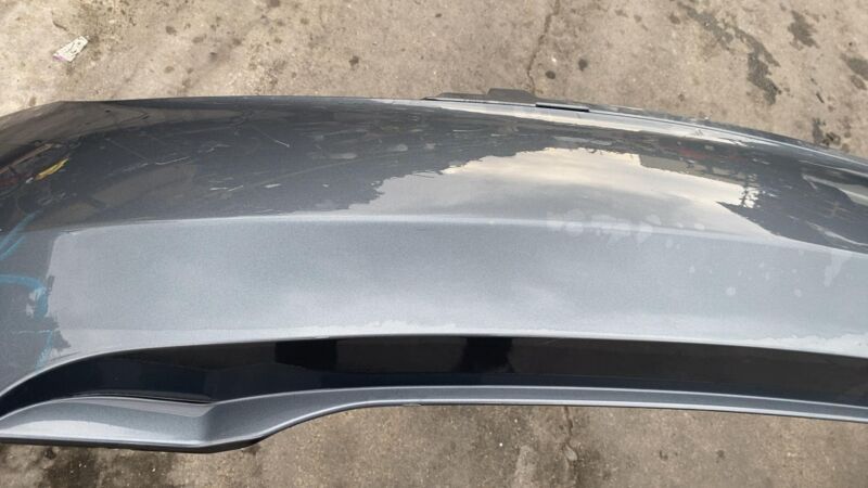 2012-2015 Tesla Model S MS Rear Bumper Cover w/o Park Sensor Gray PMTG Assembly