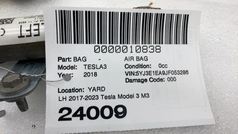 ⭕ 2017-2023 Tesla Model 3 Driver Side Curtain Roof Head Airbag Left 10