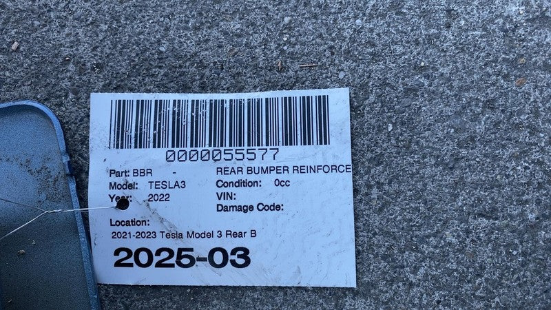 ⭕ 17-23 Model 3 Rear Bumper Beam Extrusion Reinforcement Impact Bar 15
