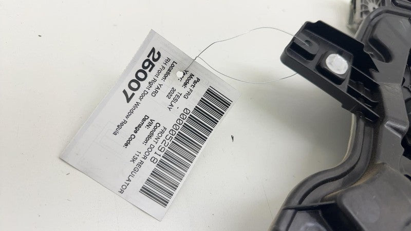 ⭕20-24 Model Y Front Right Door Window Regulator & Motor w/ Carrier 14