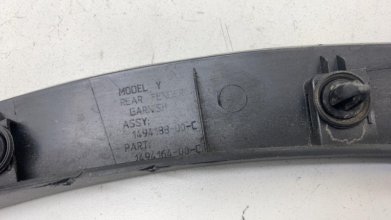 1494188-00-C ⭕ 20-24 Model Y Rear Right Fender Garnish Flare Wheel Arch Molding 1494188-00-C