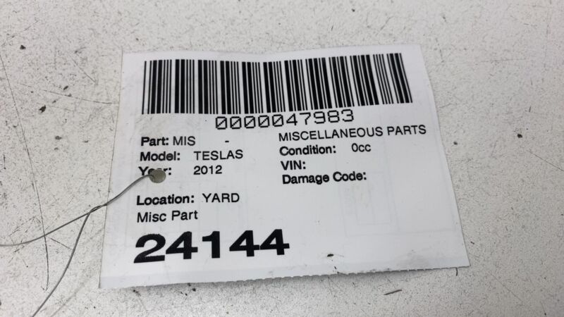 100526500B 2012-2015 Tesla Model S Front Right Seat Belt Outboard Lap Pre-Tensioner RH Assy