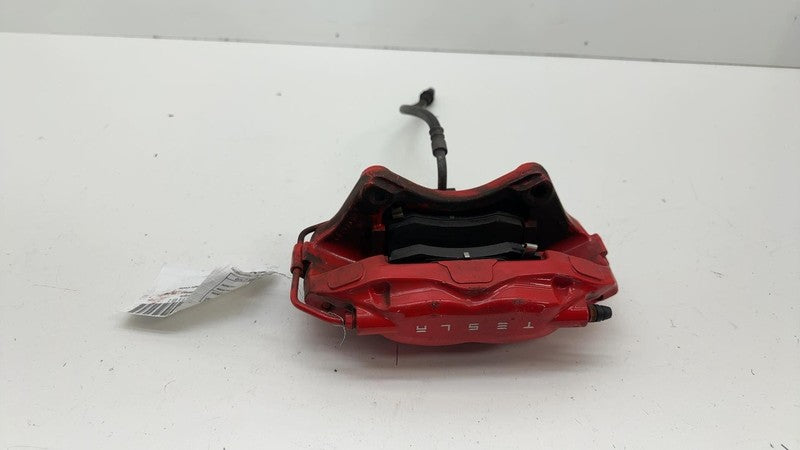 ⭕ 16-20 Model S X Rear Driver Side Brembo Brake Caliper Red Left LH 10