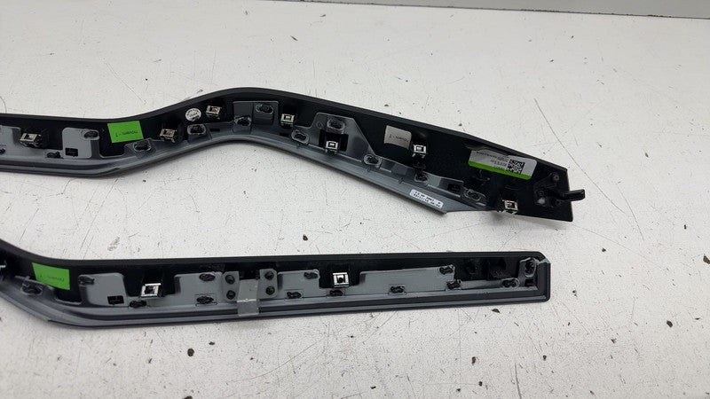 ⭕ 16-20 Tesla Model X SET of Front & Rear Left & Right Door Molding Tr
