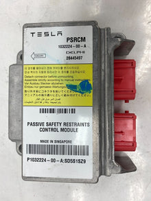 ⭕ 12-15 Model S Passive Safety Restraint Computer Module Crash Data 1032224-00-A