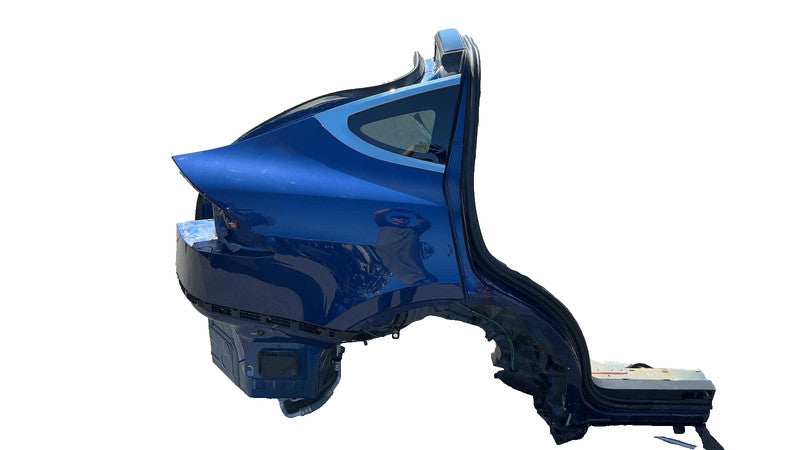 ⭕ 16-20 Tesla Model X Rear Quarter Fender Frame Panel Cut Out Right Blue - PPSB