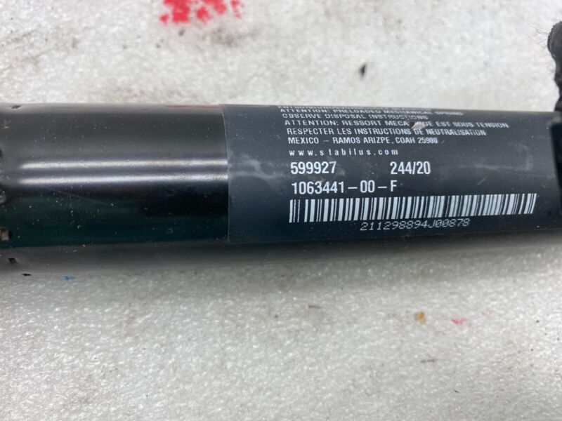 106344100F ⭕16-23 Model X Rear Left/Right Secondary Falcon Door Lift Gas Strut 1063441-00-F