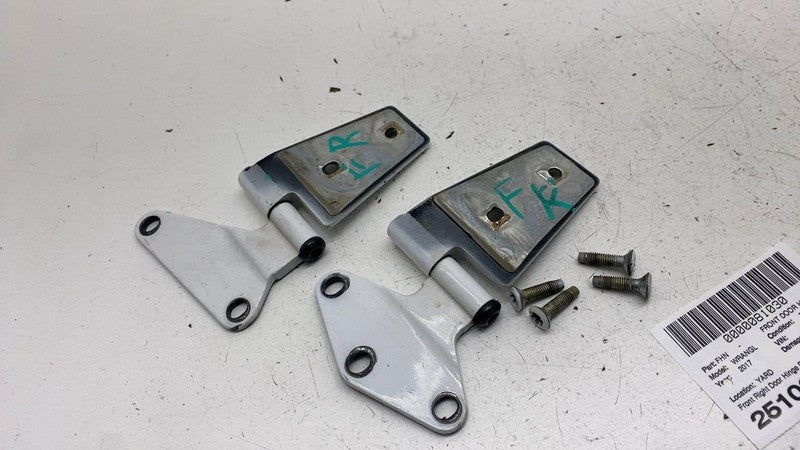 55395386 ⭕ 2007-2018 Jeep Wrangler Front Right Side Upper & Lower Door Hinge RH 55395386