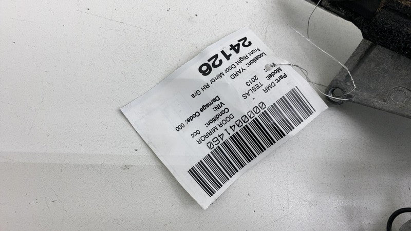 ⭕12-15 Model S Front Right Exterior Rear View Door Mirror Gray PMTG 60