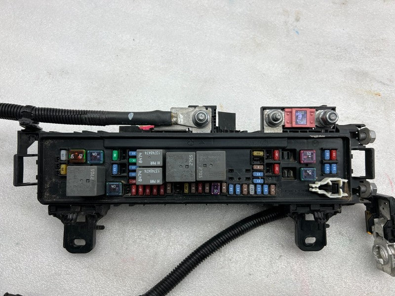 ⭕ 16-20 Model S Frunk 12V Fusebox w/ Battery Cable Wiring Harness 1034