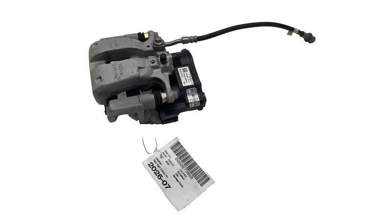 ⭕ 17-25 Tesla Model 3 Y Rear Right Caliper w/ Brake Hose Line BASE 104