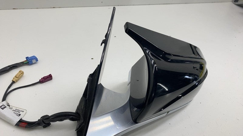 ⭕ 17-20 Model 3 Left Exterior Rear View Door Mirror LH White - PPSW 11