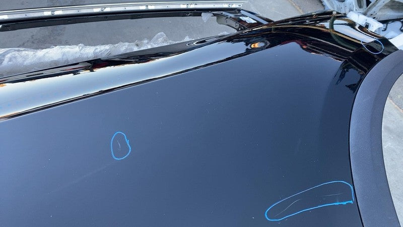 1028790-00-K ⭕ 2016-2024 Tesla Model X Rear Driver Side Falcon Door Shell Panel LH Black PBSB