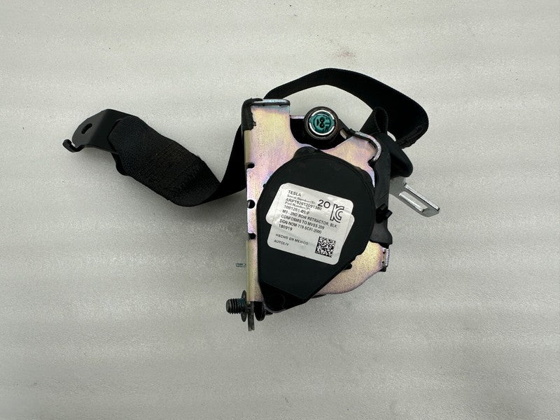 108128101F ⭕ 17-23 Tesla Model 3 Rear Left or Right 2nd Row Seatbelt Retractor 1081281-01-F